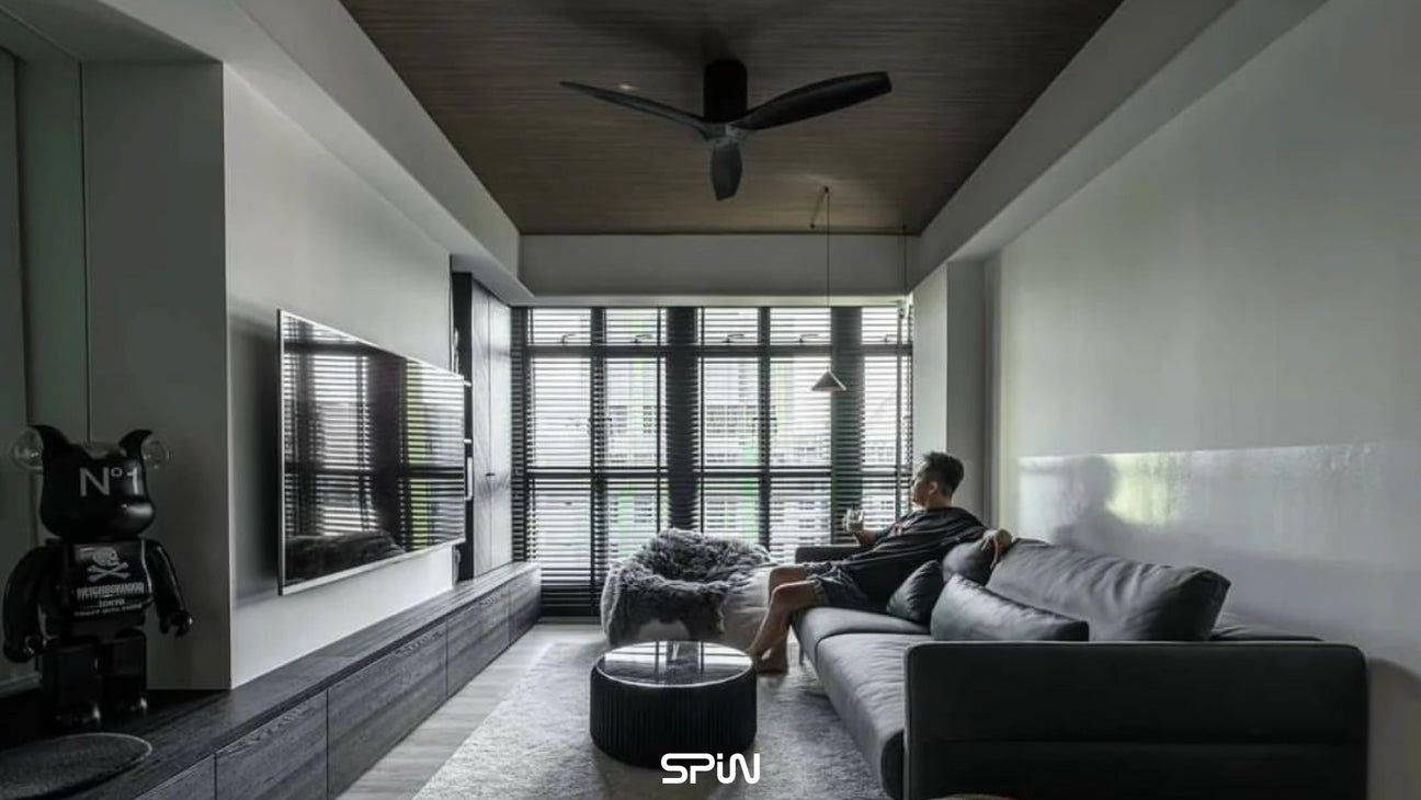 The impact of ceiling fans on indoor air quality and ventilation